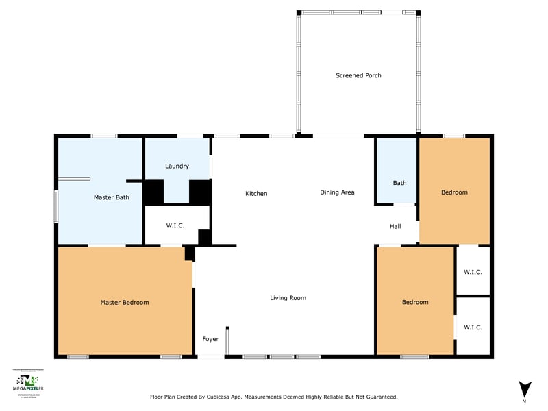 Floor plan 2 of 5351 Muskogean St, St. Augustine, FL 32092