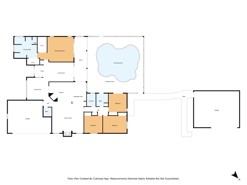 Floorplan at Plantation Oaks Dr, Jacksonville, FL 32223