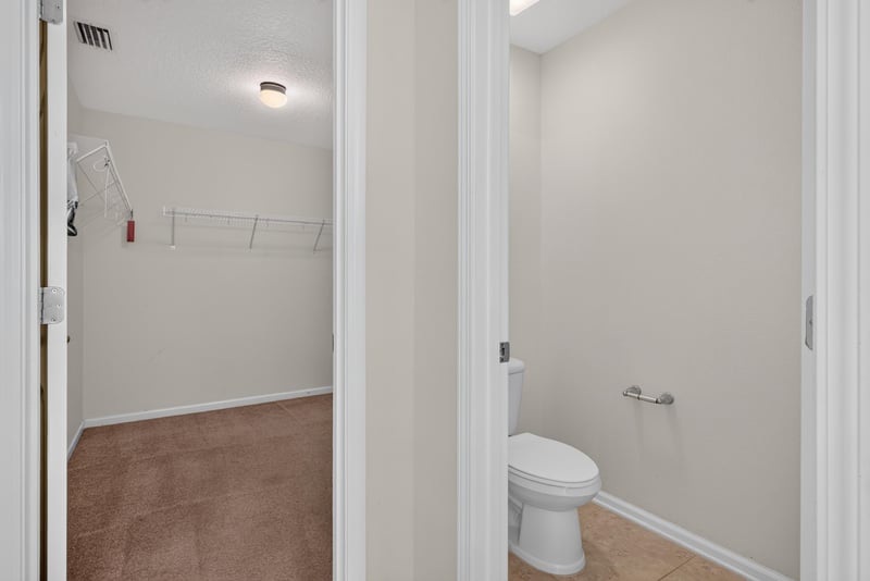 Walk-in closet with shelving at 263 Gilmore Ln, Orange Park, FL 32065