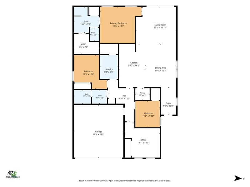 Floorplan at 9974 Kevin Rd, Jacksonville, FL 32257