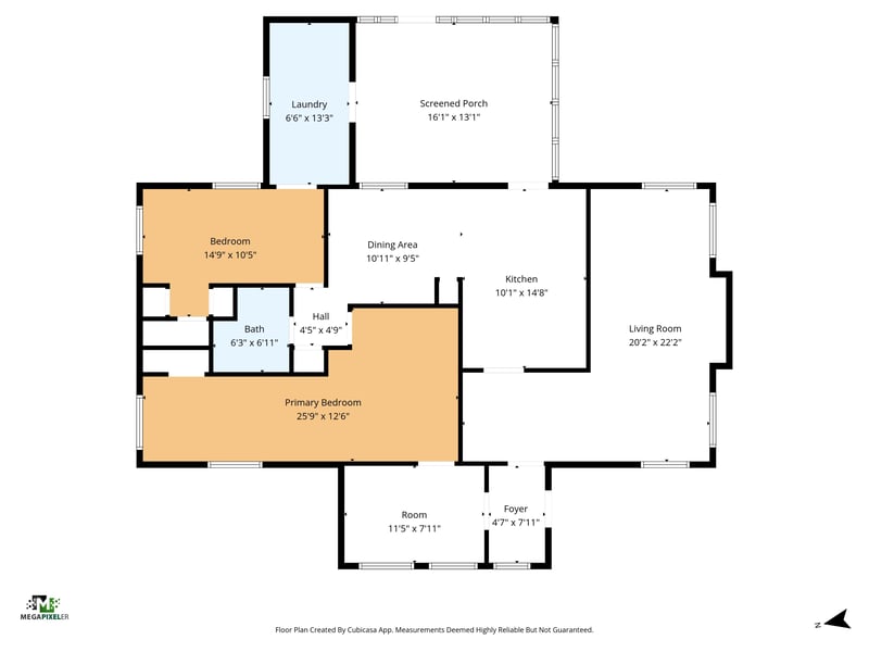 Floorplan at 14461 Denton Rd, Jacksonville, FL 32226