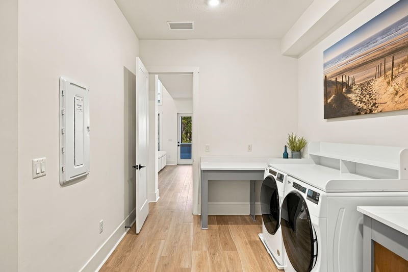 Laundry room with folding counter at 907 Seagrove Dr, Ponte Vedra Beach, FL 32081