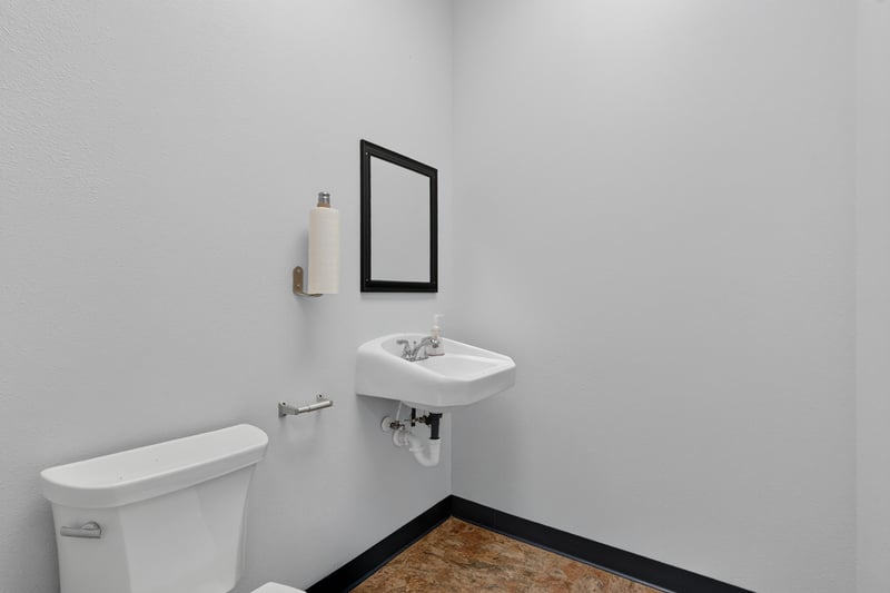 Small bathroom with sink and toilet at 1038 County Rd 315, Melrose