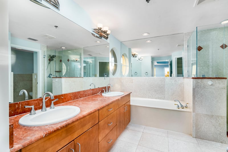 Master Bath Angle 1 at 7790 A1A S #104, St. Augustine, FL 32080