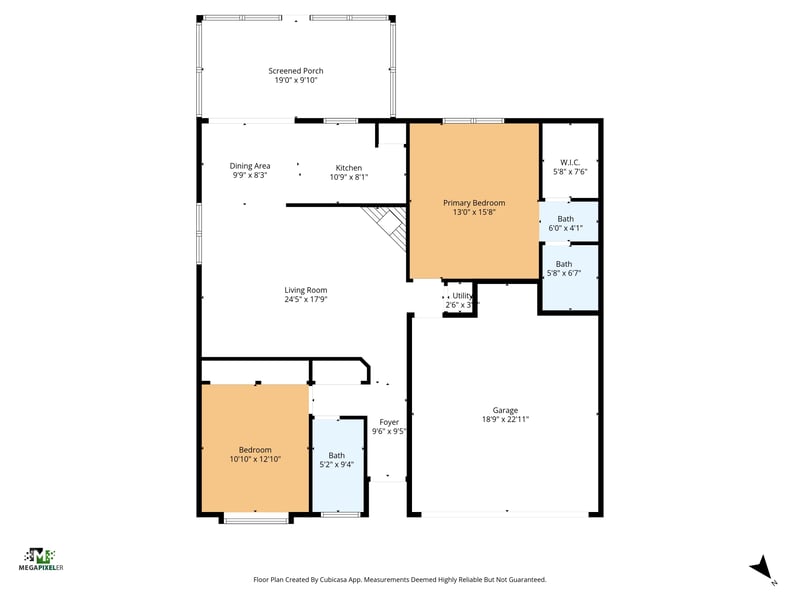 Floor plan 1 of 603 Benjamin Harrison St, Orange Park, FL 32073