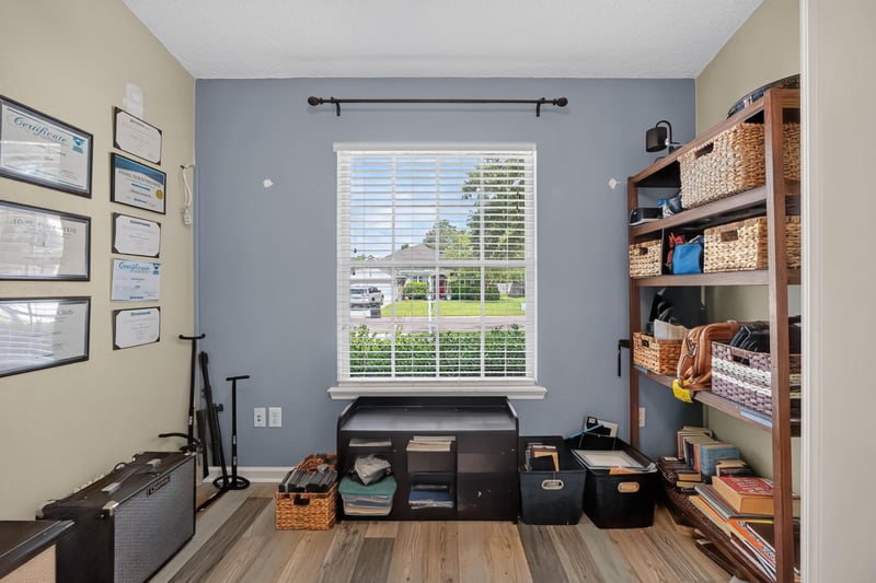 Bonus room with storage shelving at 2065 Creekmont Dr