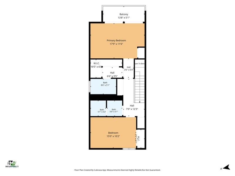 Floor plan 3 drawn by Megapixeler, Las Palmas Way, Jacksonville