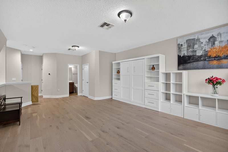 Bonus room with built-in shelving at 276 Cross Ridge Dr, Ponte Vedra Beach, FL 32081