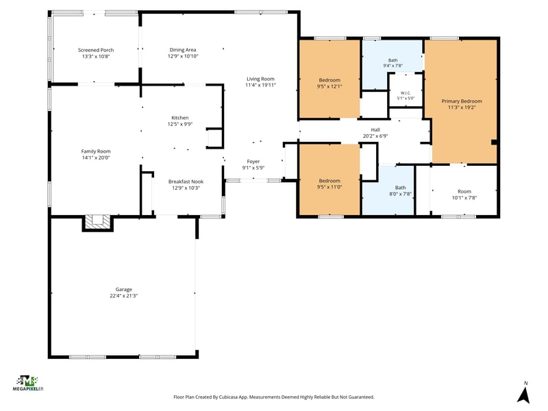 Floorplan at 2556 Bottomridge Dr, Orange Park, FL 32065