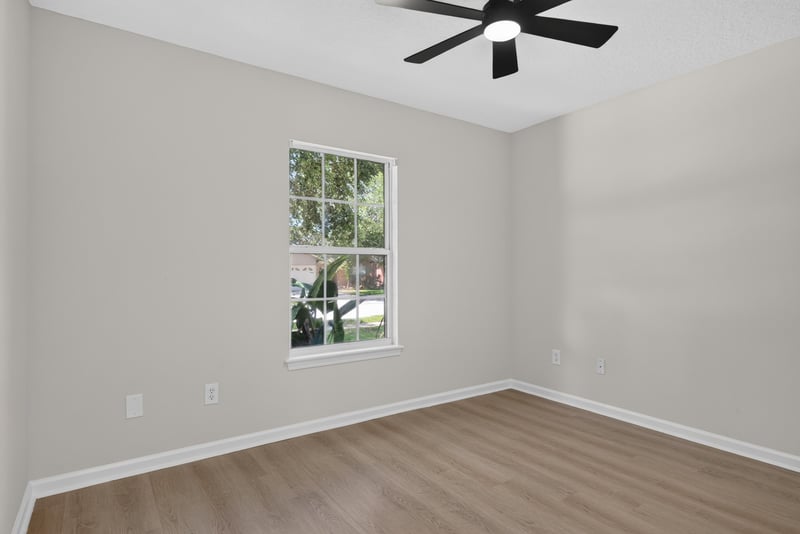 Bedroom, empty, with window at 224 Pine Arbor Cir, St. Augustine, FL 32084