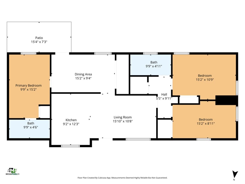 Floorplan at 5437 Attleboro St, Jacksonville, FL 32205