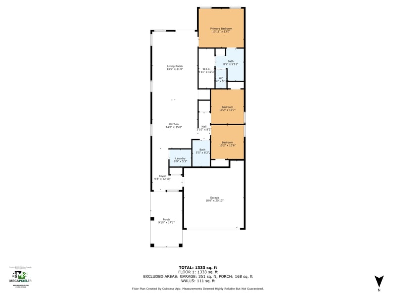 Floor plan 1 of 86212 Buggy Ct, Yulee, FL 32097