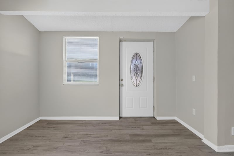 Entry area with door and window at 5503 Boeing Dr, Jacksonville, FL 32207