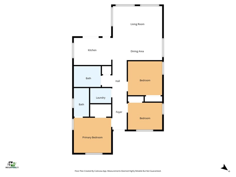 Floor plan 1 of 1333 Grant St, St. Augustine, FL 32084