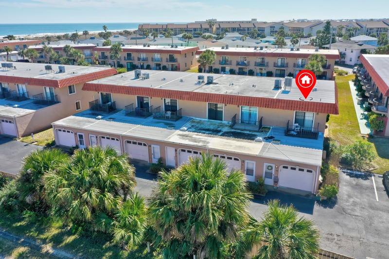 Drone at 826 A1A Beach Blvd unit 46, St. Augustine, FL 32080