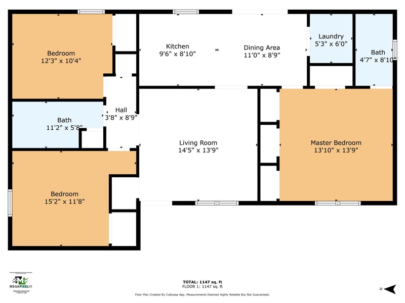 Floorplan at 111 Husson Ave, Palatka, FL 32177