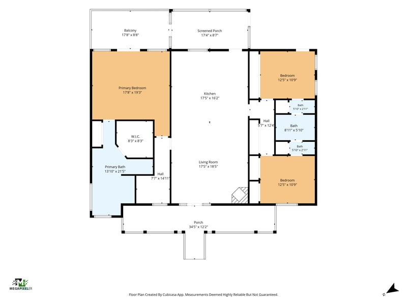 Floorplan at 8435 Florence Cove Rd, St. Augustine, FL 32092