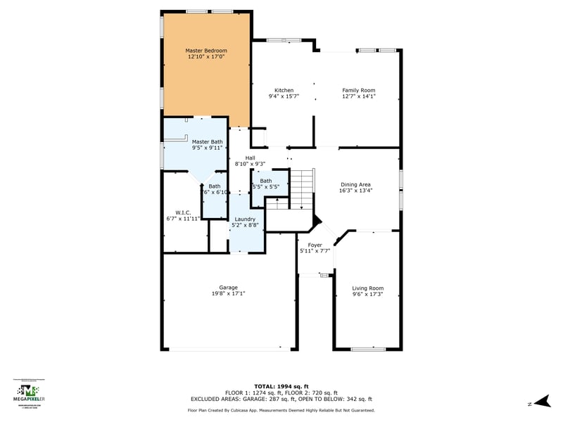 Floorplan at 1829 Creekview Dr, Green Cove Springs, FL 32043