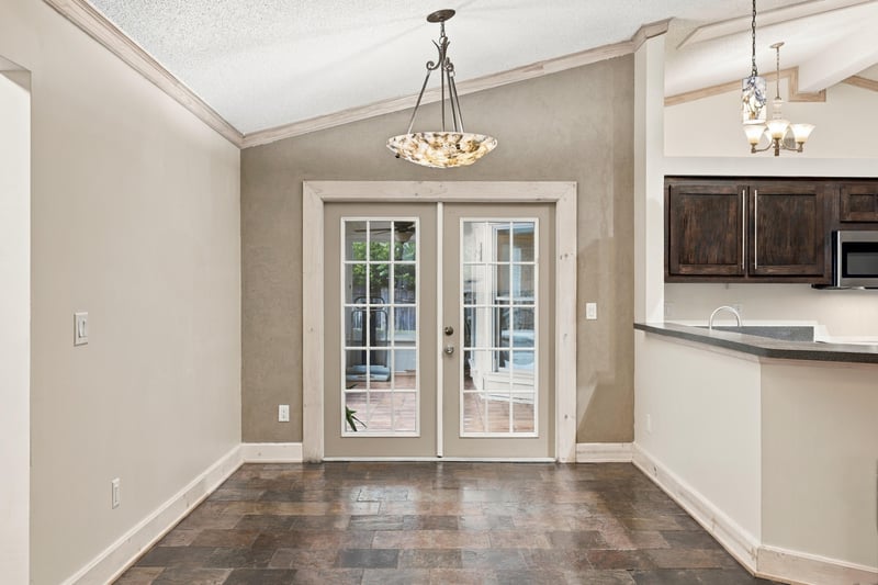 Room with French doors, photographed by Megapixeler on Winding Springs Ct, Jacksonville