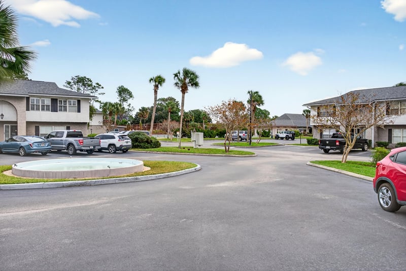 View from Outside the entrance door at 695 A1A N unit 38, Ponte Vedra Beach, FL 32082