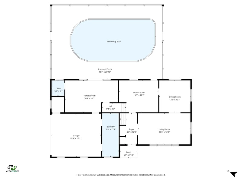 Floor plan 4 of 3905 Meek Dr, Jacksonville, FL 32277