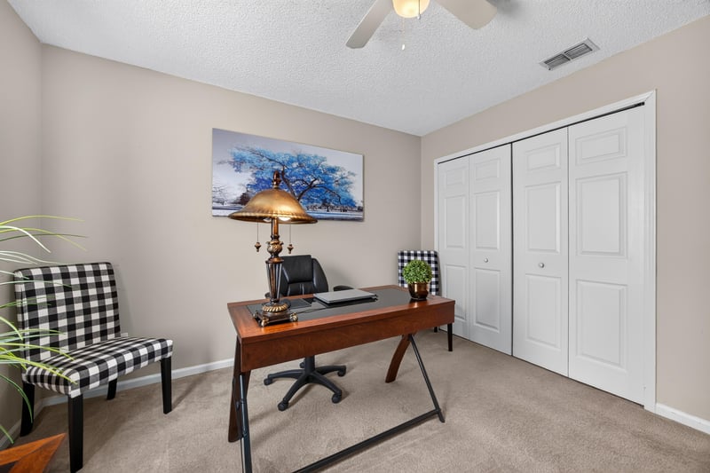 Flex room set up as office with closet at 3067 Wavering Ln, Middleburg, FL 32068