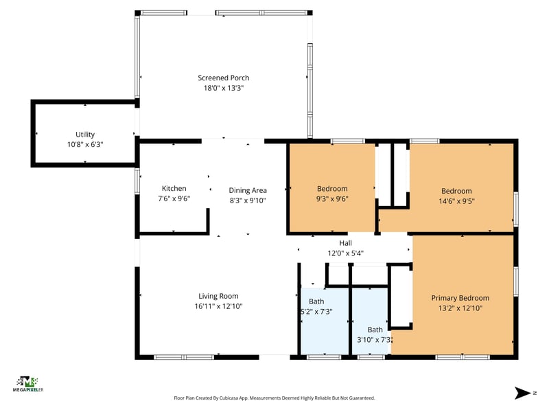 Floorplan at 2114 Hugh Edwards Dr, Jacksonville, FL 32210