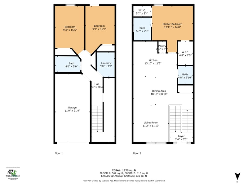 Floor plan 5 of 8336 Homeport Ct, Jacksonville, FL 32244