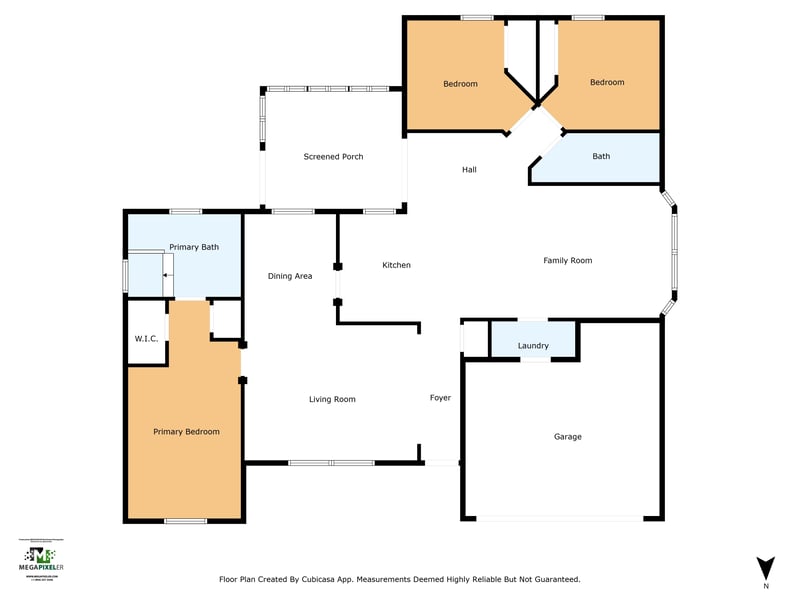 Floorplan at 9100 Castle Rock Dr, Jacksonville, FL 32221