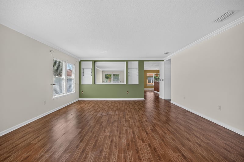 Empty open living space with natural light at 2282 Justin Lake Dr, Jacksonville, FL