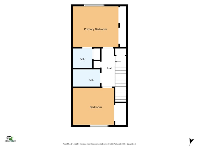 Floor plan 2 drawn by Megapixeler, Crown Point Rd, Jacksonville