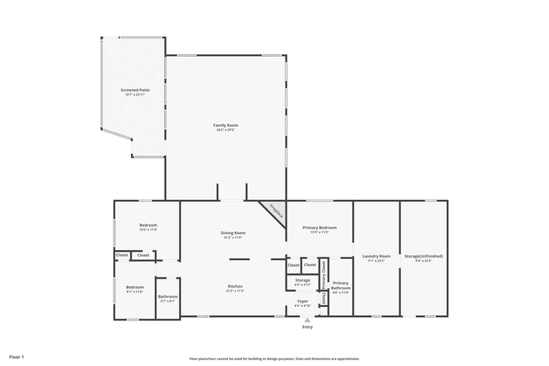 Floor plan 1 of 8983 Noroad, Jacksonville, FL 32210