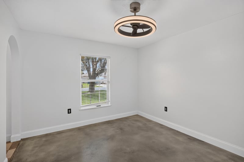 Empty room with ceiling fan and tile floor at 3428 Glenn Hollow Ct, Jacksonville, FL 32226