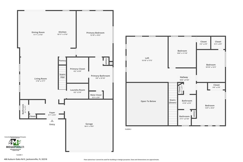 Combined edit at 468 Auburn Oaks Rd E, Jacksonville, FL 32218