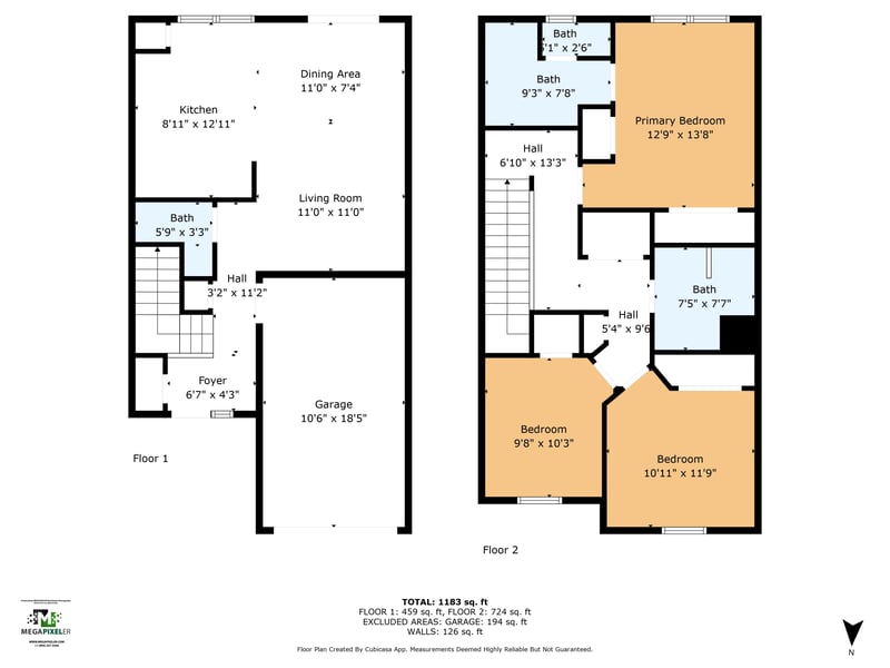 Floor plan 5 of 5260 Collins Rd unit 907, Jacksonville, FL 32244