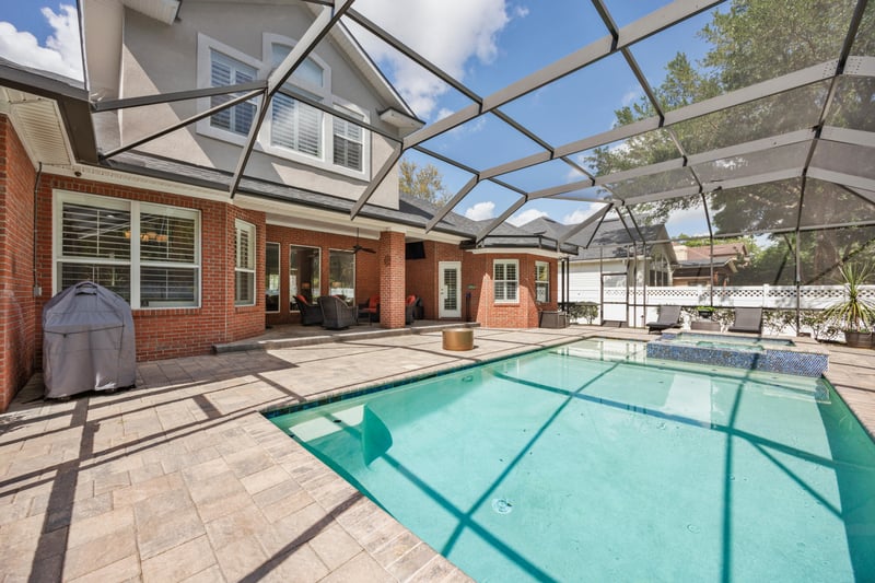 Pool Showing Patio at 1035 W Dorchester Dr, Fruit Cove, FL 32259