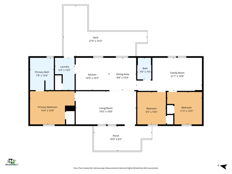 Floorplan at 7595 Oak Forest Rd, Keystone Heights, FL 32656