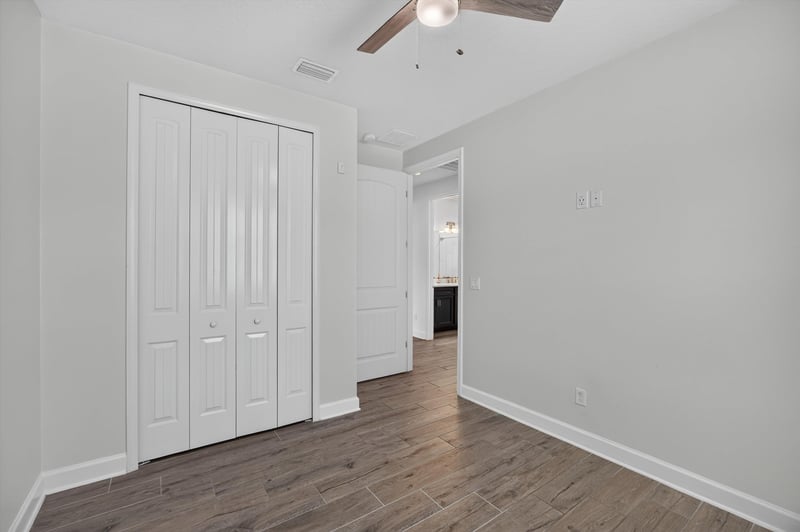 Closet and hallway view at 855 Flach Dr, St. Johns, FL