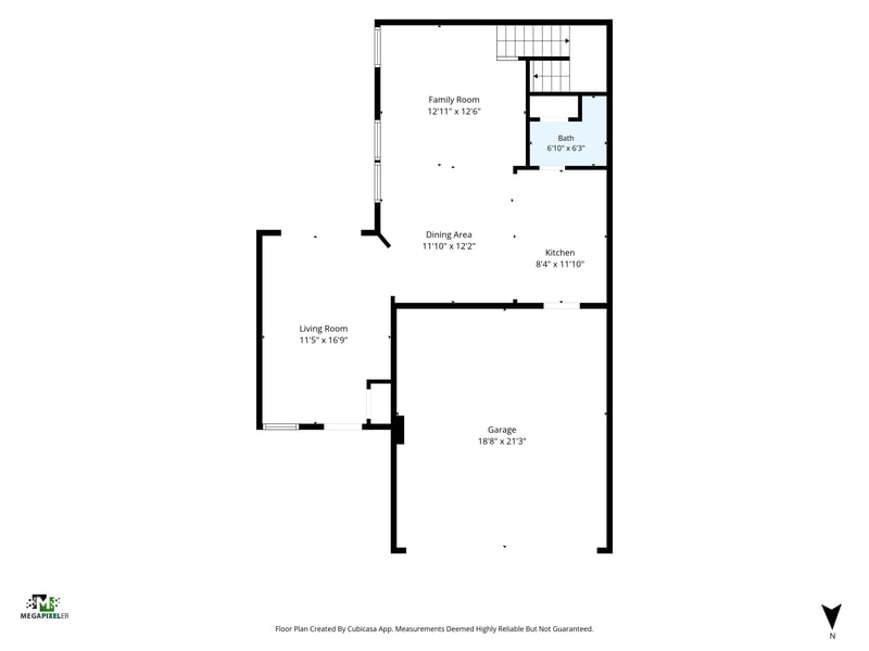 Floor plan 2 drawn by Megapixeler, Eclipse Cir, Jacksonville