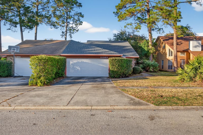 Front/Garage View at 11369 Fort Caroline Lakes Dr S, Jacksonville, FL 32225