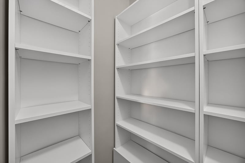 Closet with built-in shelving at 1955 GUARDED Way, Fleming Island, FL 32003