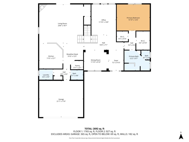 Floor plan 1 of 601 Reflection Cove Rd, Jacksonville, FL 32218