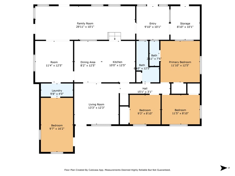 Floorplan at 2630 Bywood Rd, Jacksonville, FL 32211