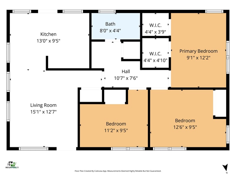Floorplan at 1458 Domas Dr, Jacksonville, FL 32211