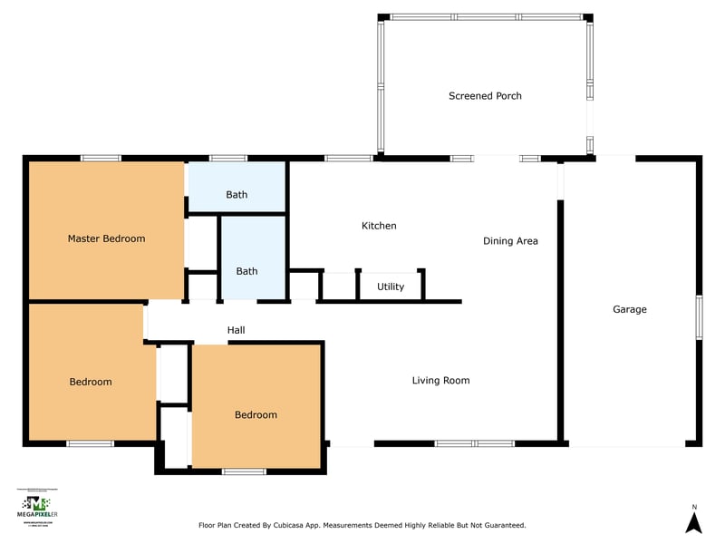 Floor plan 1 of 2704 Tina Ln, Middleburg, FL 32068