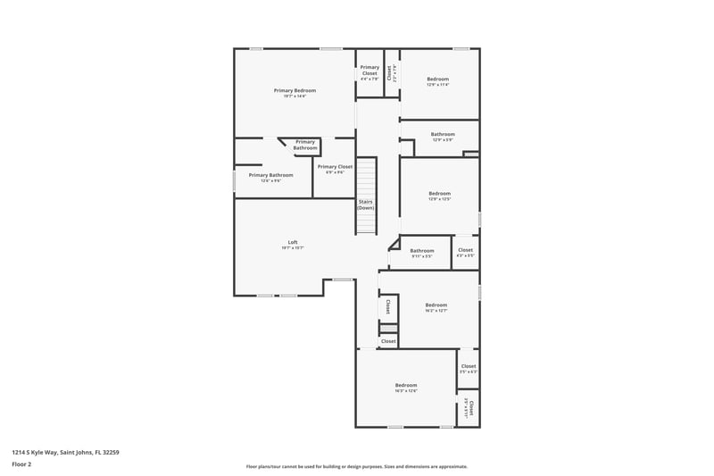 Floor plan 2 of 1214 S Kyle Way, Jacksonville, FL 32259