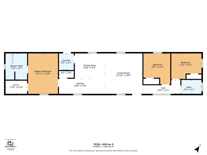 Floor plan 1 of 2081 Chaffee Rd S lot 37, Jacksonville, FL 32221