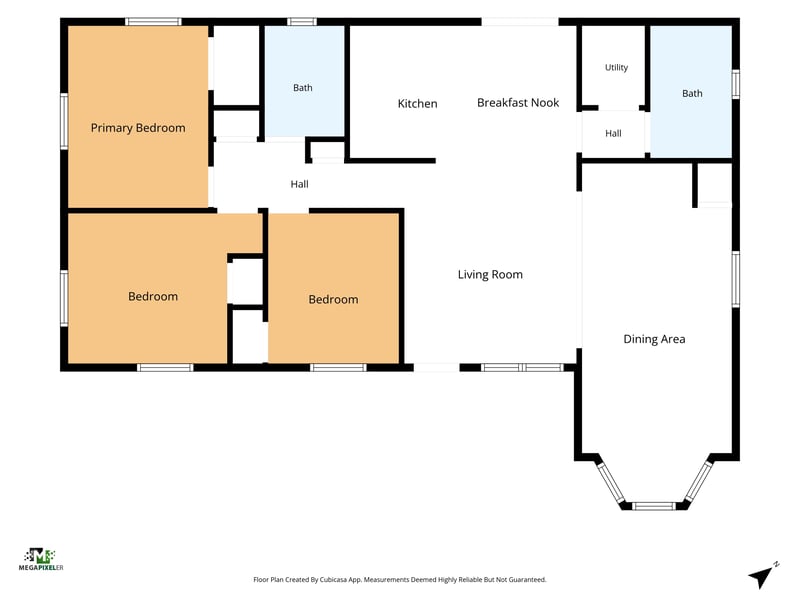 Floor plan 1 of 7028 Lincoln Cir W, Jacksonville, FL 32209