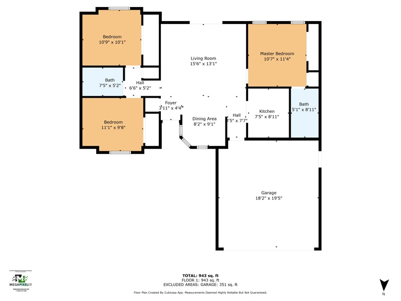 Floor plan 1 of 8152 Great Valley Trail, Jacksonville, FL 32244