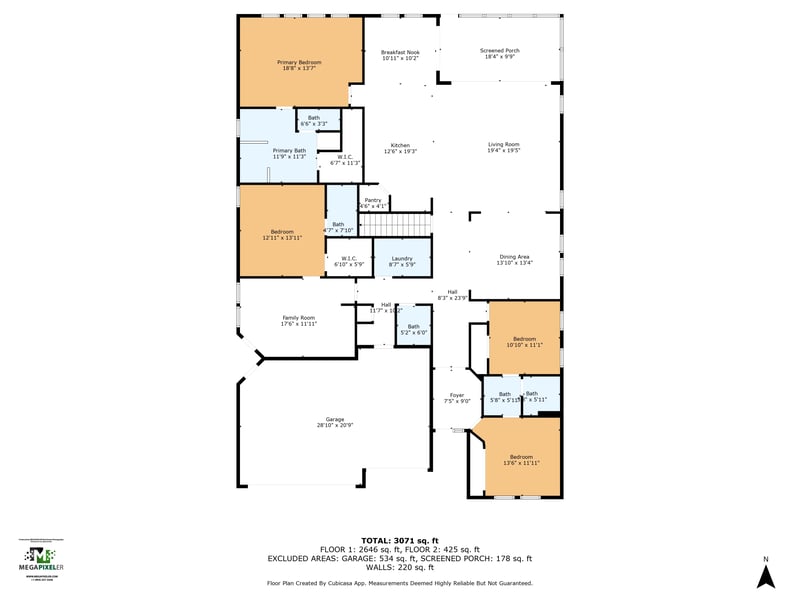 Floor plan 2 of 2144 S Sorrento Hills Rd, St. Augustine, FL 32092